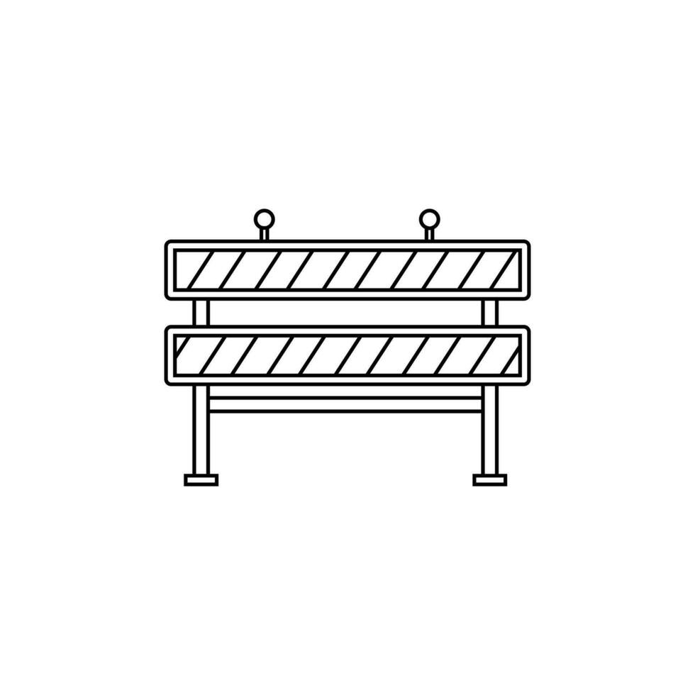 staket ikon vektor. plank illustration tecken. fäktning symbol. häck logotyp. vektor