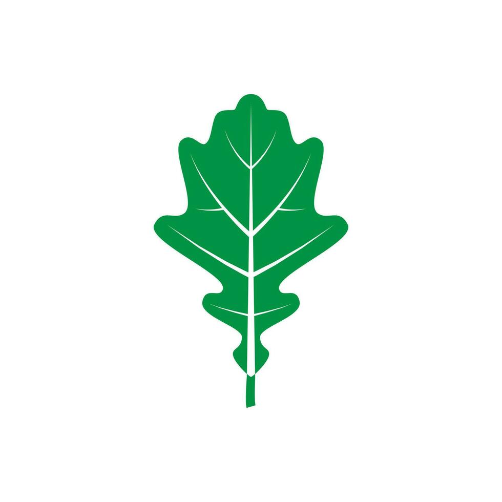 grön blad vektor ikon. botanik illustration tecken . ekologi symbol. eco tecken.