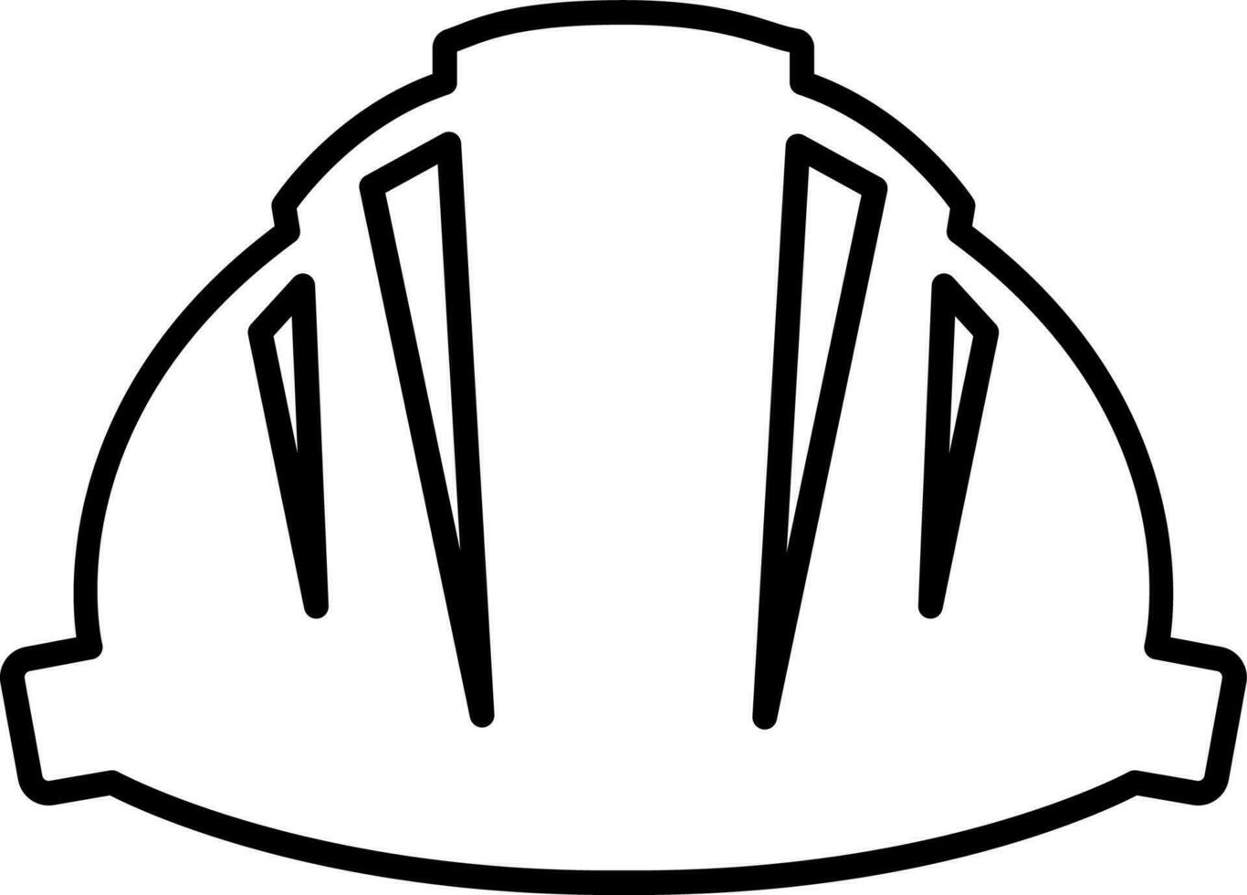 Konstruktion Helm Symbol Vektor Illustration