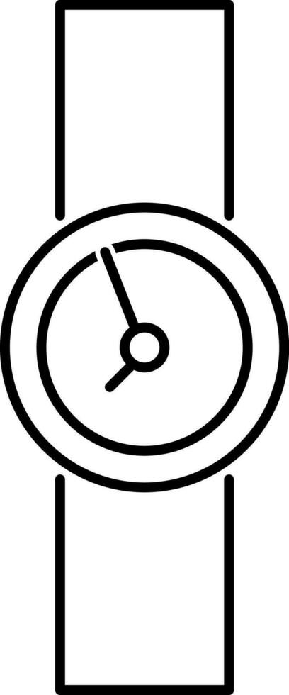 Uhr-Symbol-Vektor-Illustration vektor