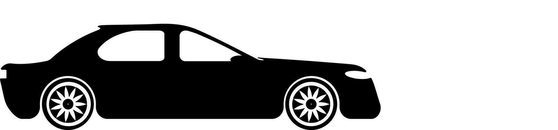 Limousine Auto Symbol Vektor Illustration