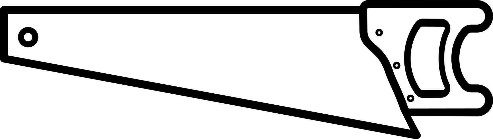 Säge-Symbol-Vektor-Illustration vektor