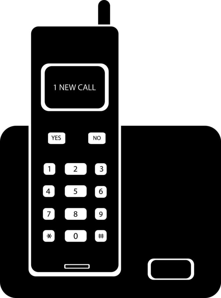Zuhause Telefon Symbol Vektor Illustration