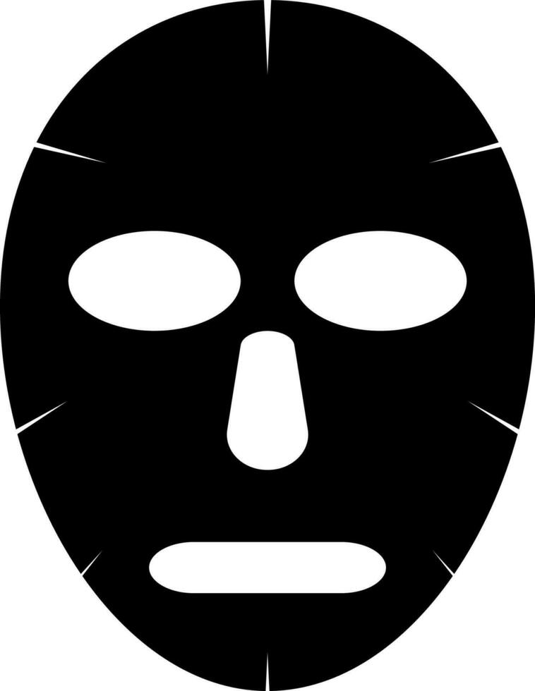 kosmetisk mask ikon vektor illustration