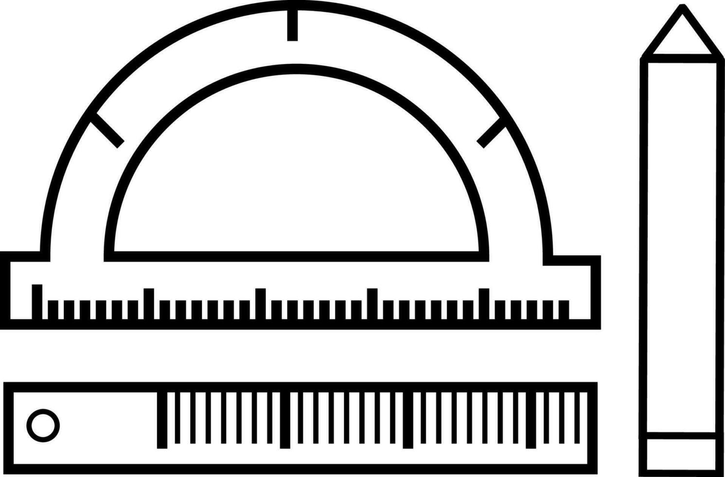 Werkzeuge zum Zeichnung Symbol Vektor Illustration