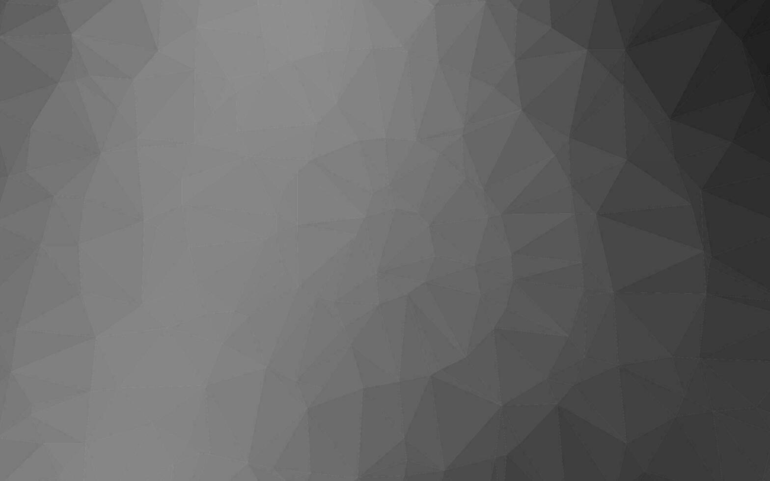 hellsilberne, graue Vektordreieck-Mosaikabdeckung. vektor