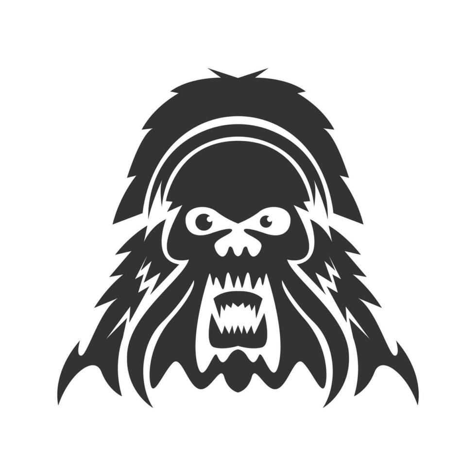 Monster- Symbol Logo Design vektor