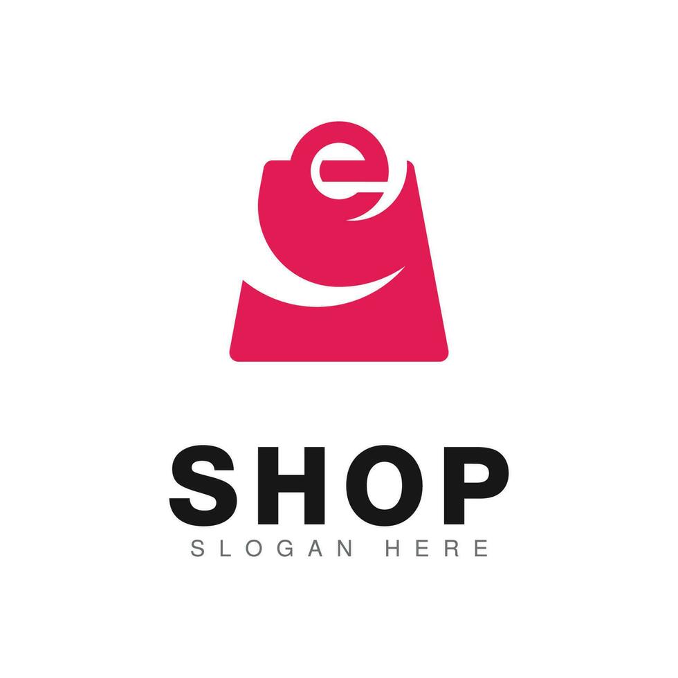 Einkaufen Tasche Logo Symbol Design Vektor