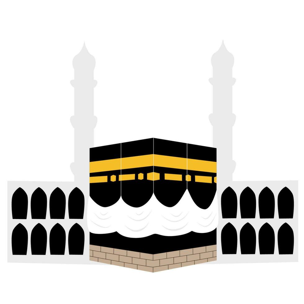 Kaaba islamisch Gebäude Illustration vektor