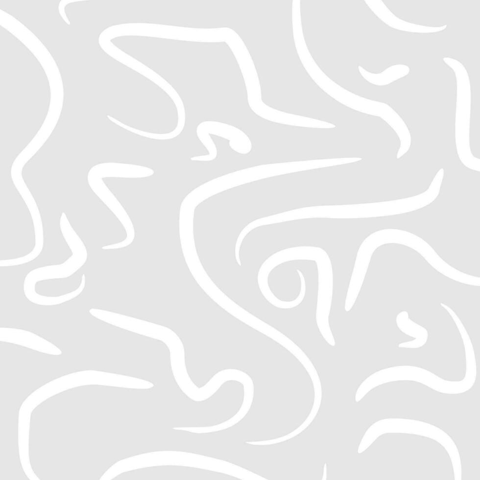 abstrakt Hand gezeichnet Gekritzel Hintergrund, nahtlos Bogen Muster mit interessant Gekritzel Formen. Vektor Illustration
