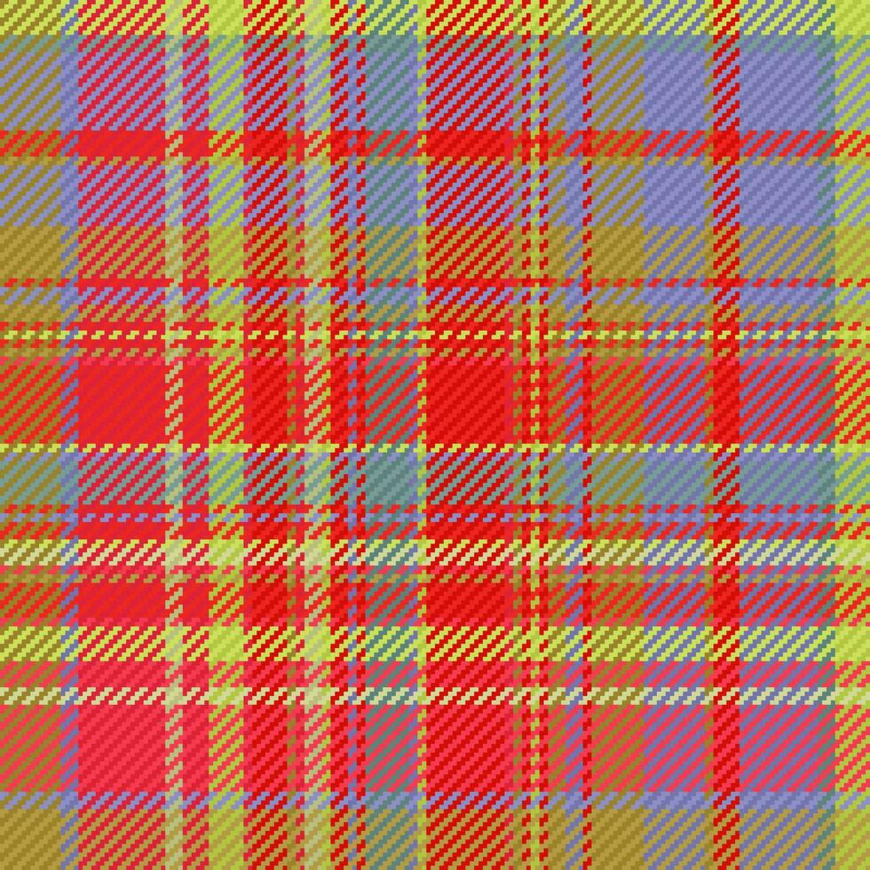 bakgrund kolla upp pläd. vektor textil- textur. tartan sömlös tyg mönster.