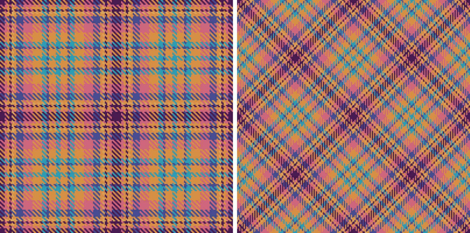 tartan textil- kolla upp. vektor sömlös pläd. bakgrund mönster textur tyg.