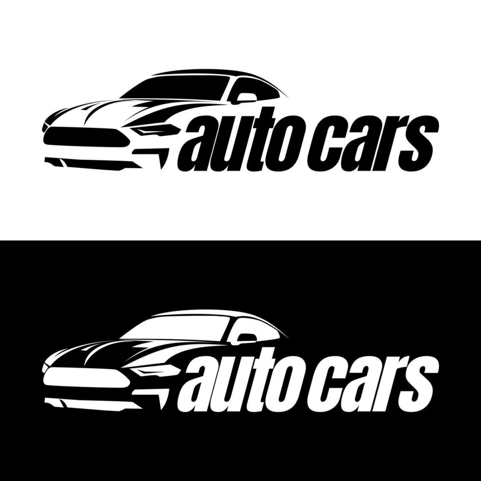 Geschwindigkeit Autos Design Logo Vektor