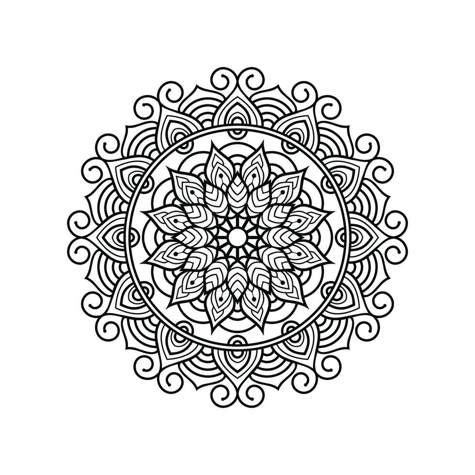 mandala vektor design för bakgrund