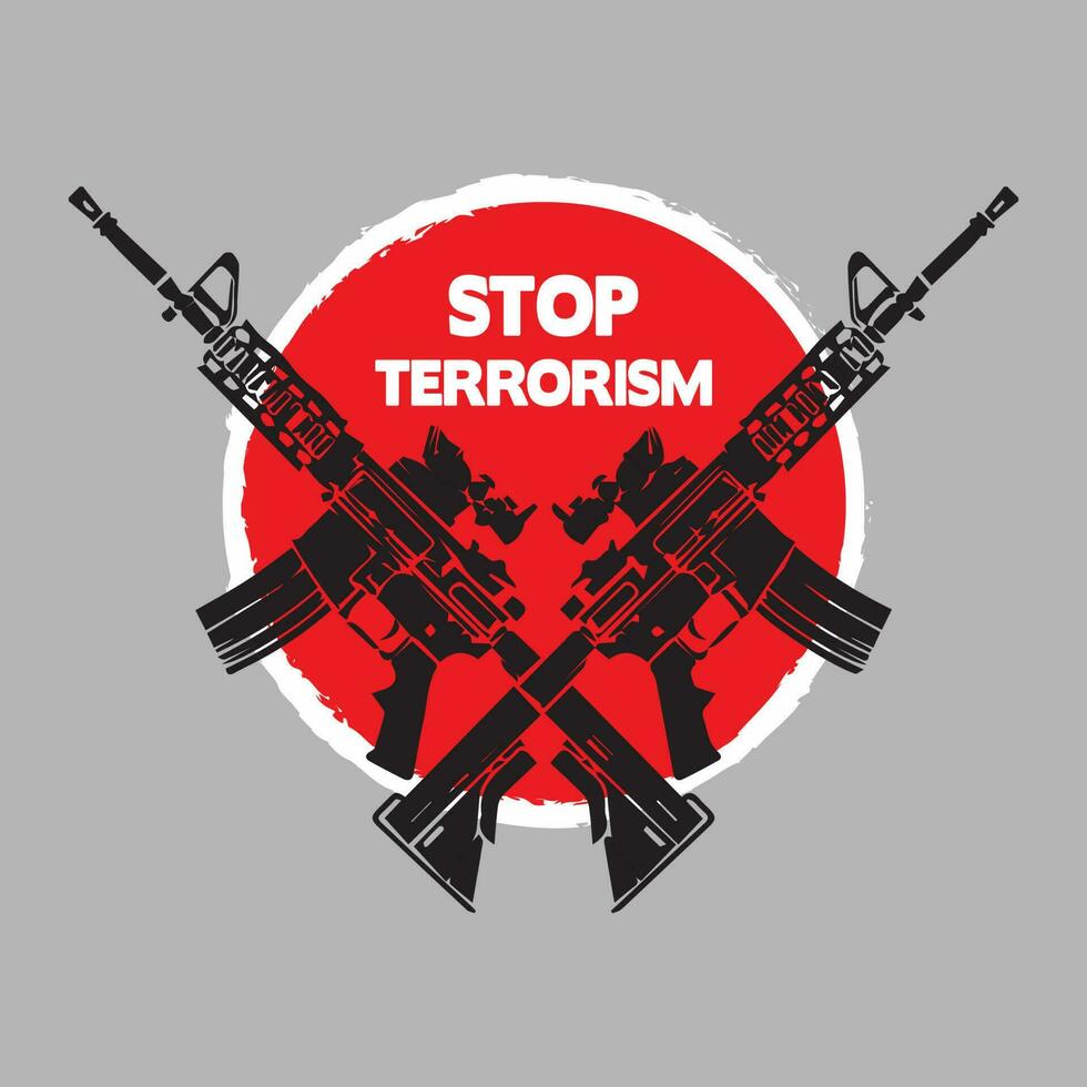 Welt Terrorismus Vektor Design