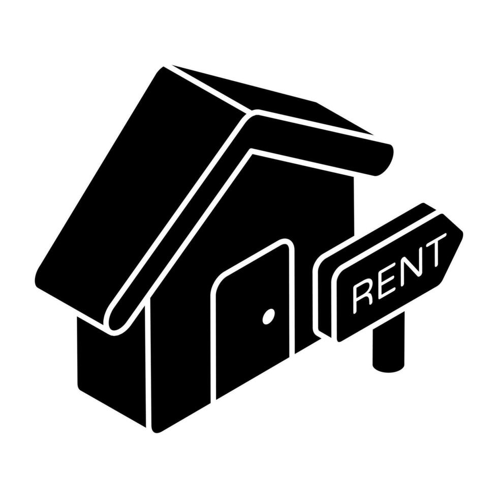 Premium-Download-Symbol von Rent Board vektor