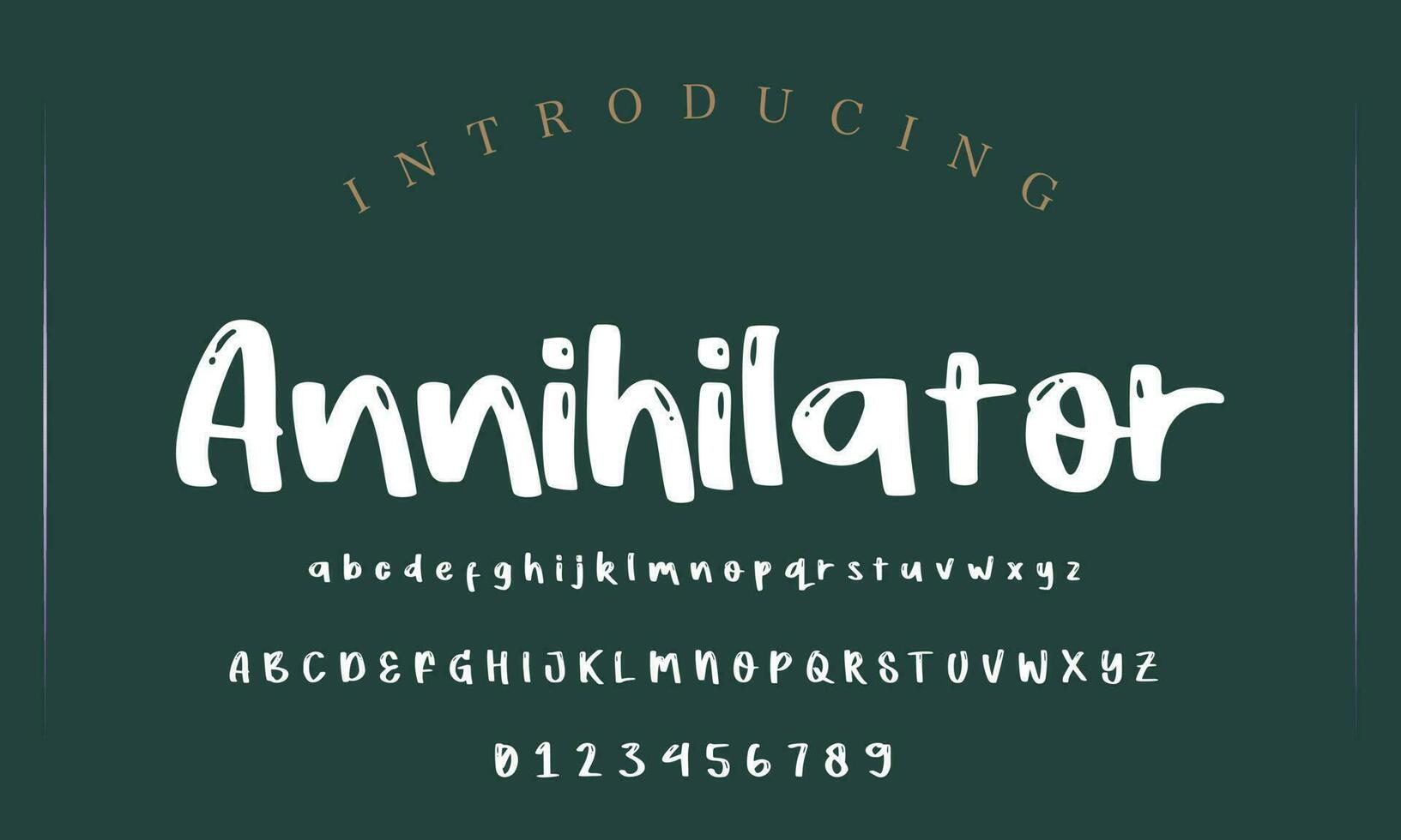 spielerisch Stil Schriftart Design, kindisch Alphabet Briefe und Zahlen Vektor Illustration