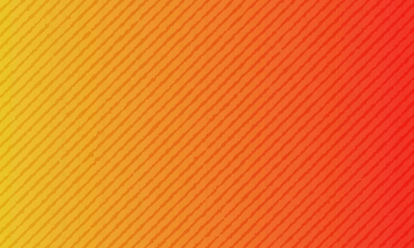 upprepa horisontell linje mall och orange lutning Färg bakgrund. vektor