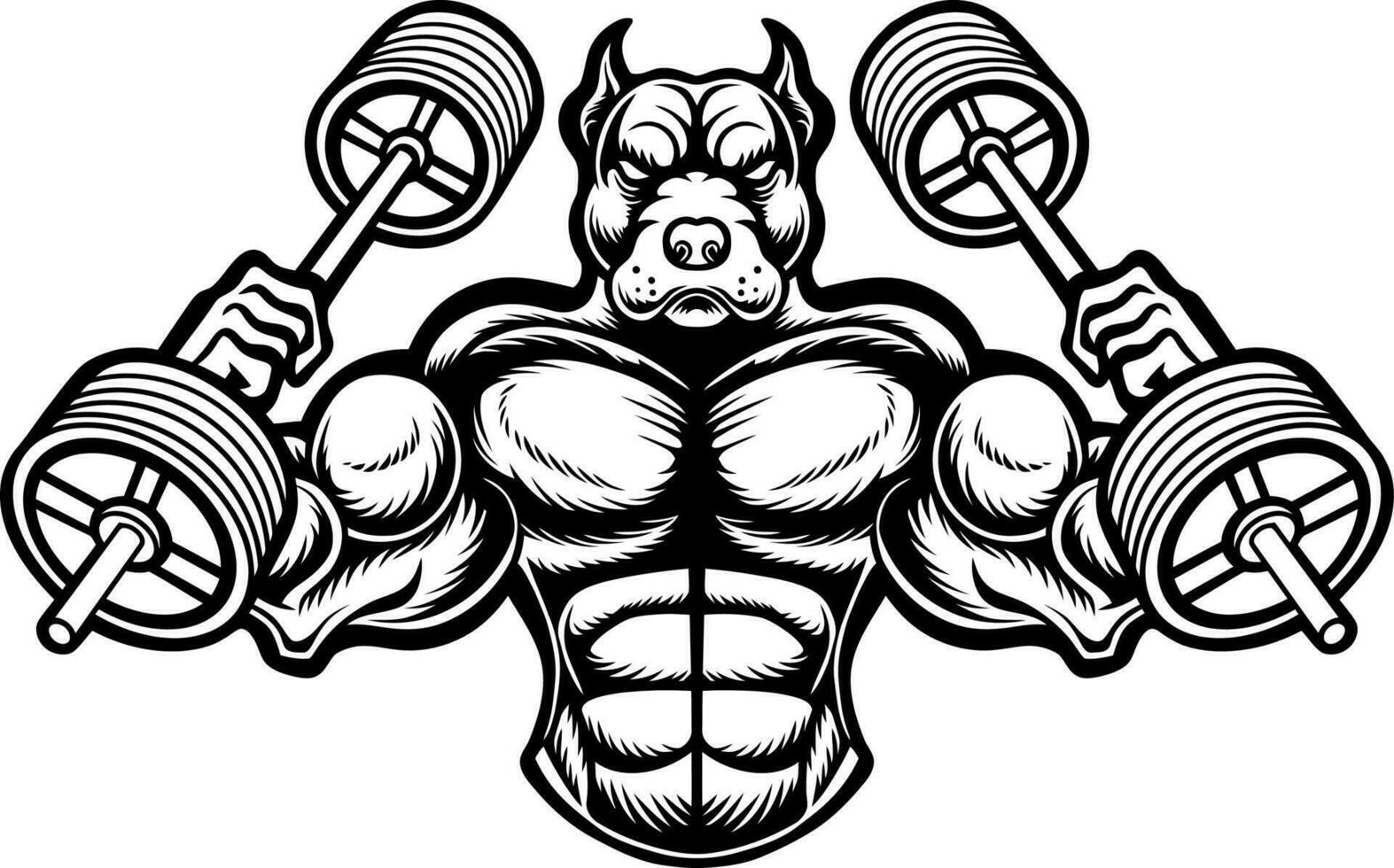 Fitness Center Logo Illustration vektor