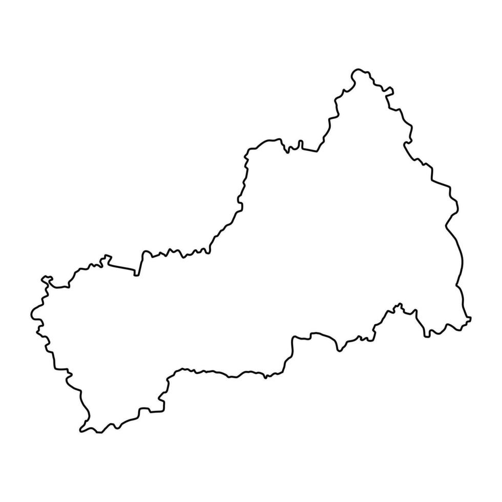 Tscherkassy Oblast Karte, Provinz von Ukraine. Vektor Illustration.