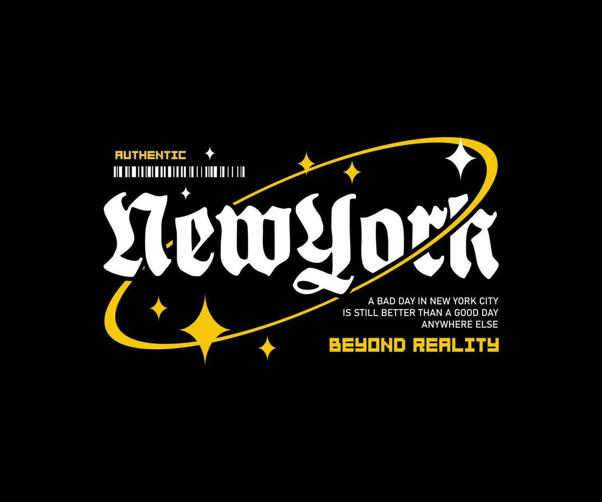 Neu York Slogan einfach Jahrgang Mode, ästhetisch Grafik Design zum kreativ Kleidung, zum Strassenmode und städtisch Stil T-Shirts Design, Hoodies, usw vektor