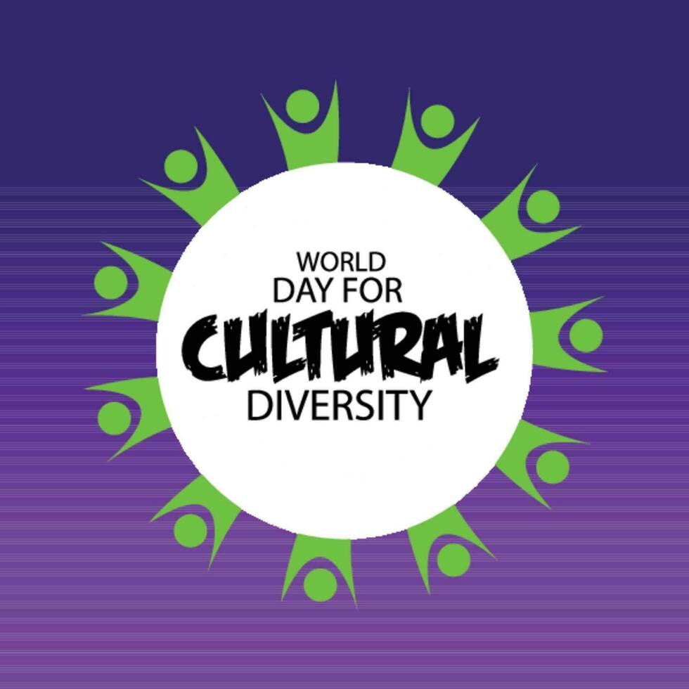 Vektor Illustration von ein Hintergrund zum kulturell Diversität.