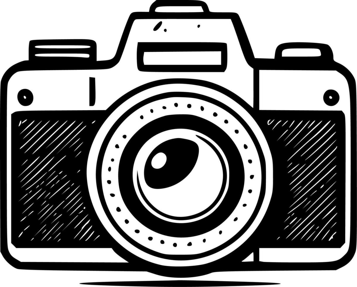 Kamera - - hoch Qualität Vektor Logo - - Vektor Illustration Ideal zum T-Shirt Grafik