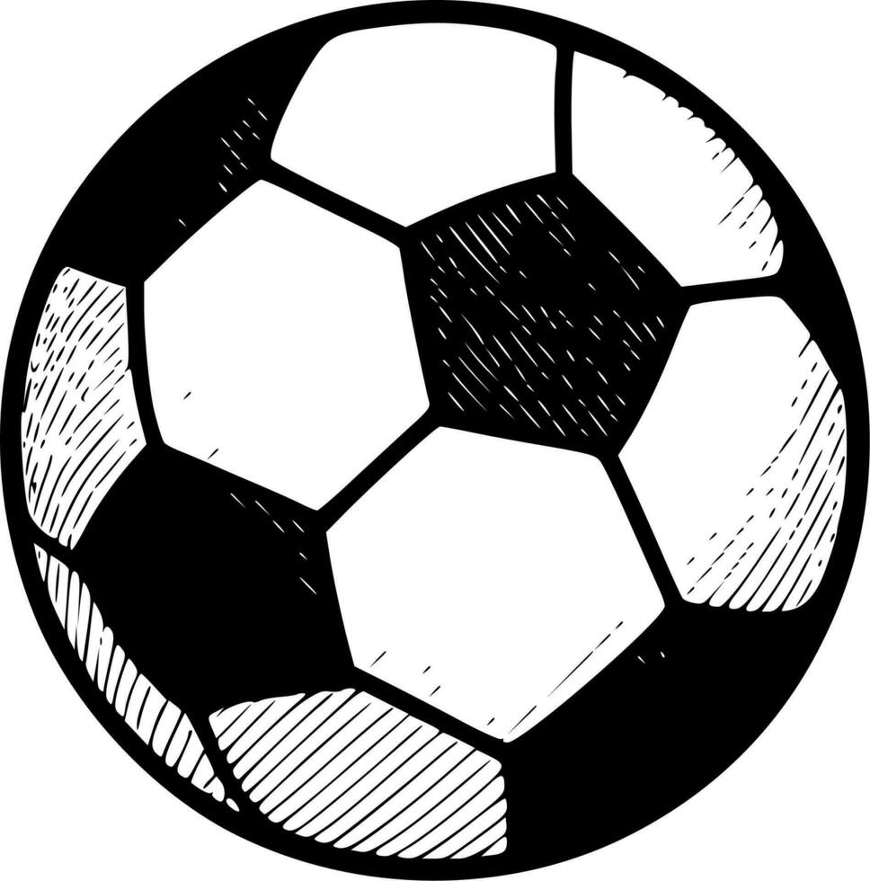 Fußball - - hoch Qualität Vektor Logo - - Vektor Illustration Ideal zum T-Shirt Grafik