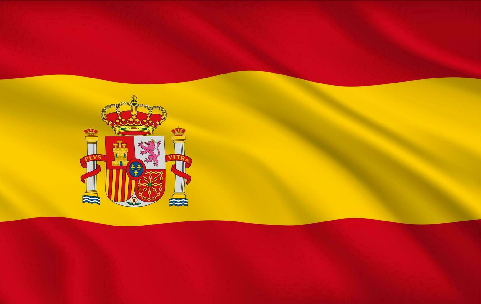 Spanisch Flagge, Spanien Land National Identität vektor