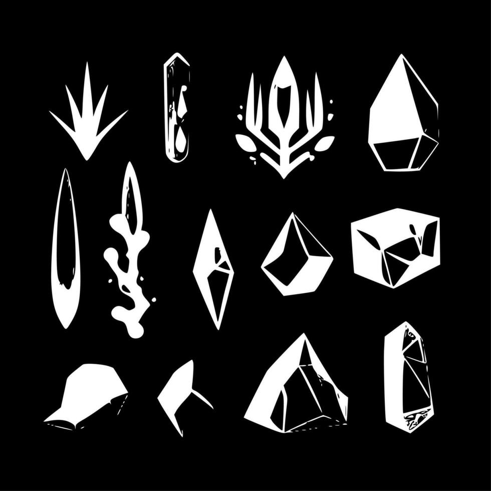 kristaller - hög kvalitet vektor logotyp - vektor illustration idealisk för t-shirt grafisk
