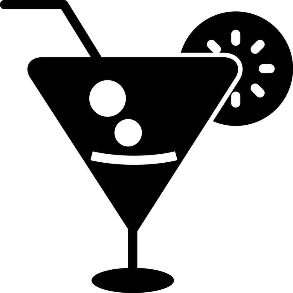 fast ikon för dryck vektor