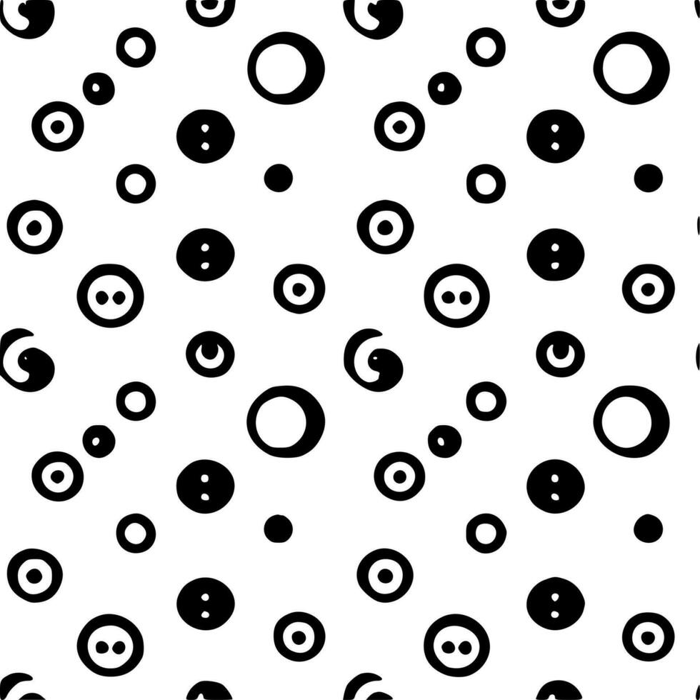 nahtlos Muster - - schwarz und Weiß isoliert Symbol - - Vektor Illustration