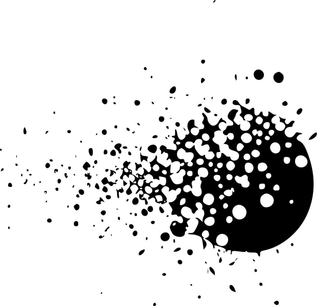 Explosion - - minimalistisch und eben Logo - - Vektor Illustration