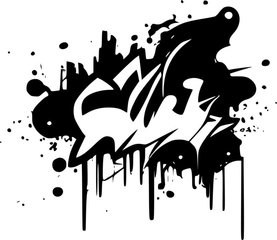 Graffiti - - hoch Qualität Vektor Logo - - Vektor Illustration Ideal zum T-Shirt Grafik