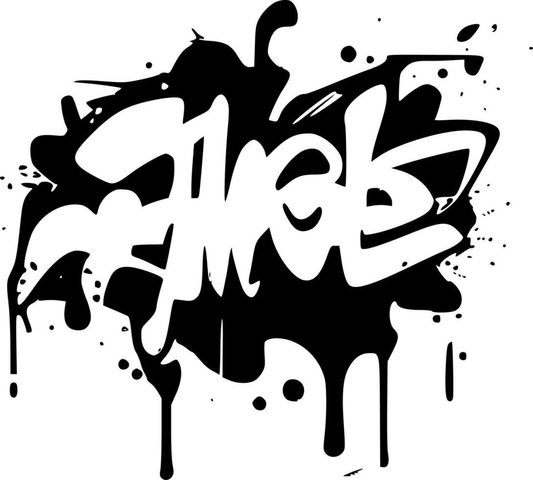 Graffiti - - hoch Qualität Vektor Logo - - Vektor Illustration Ideal zum T-Shirt Grafik