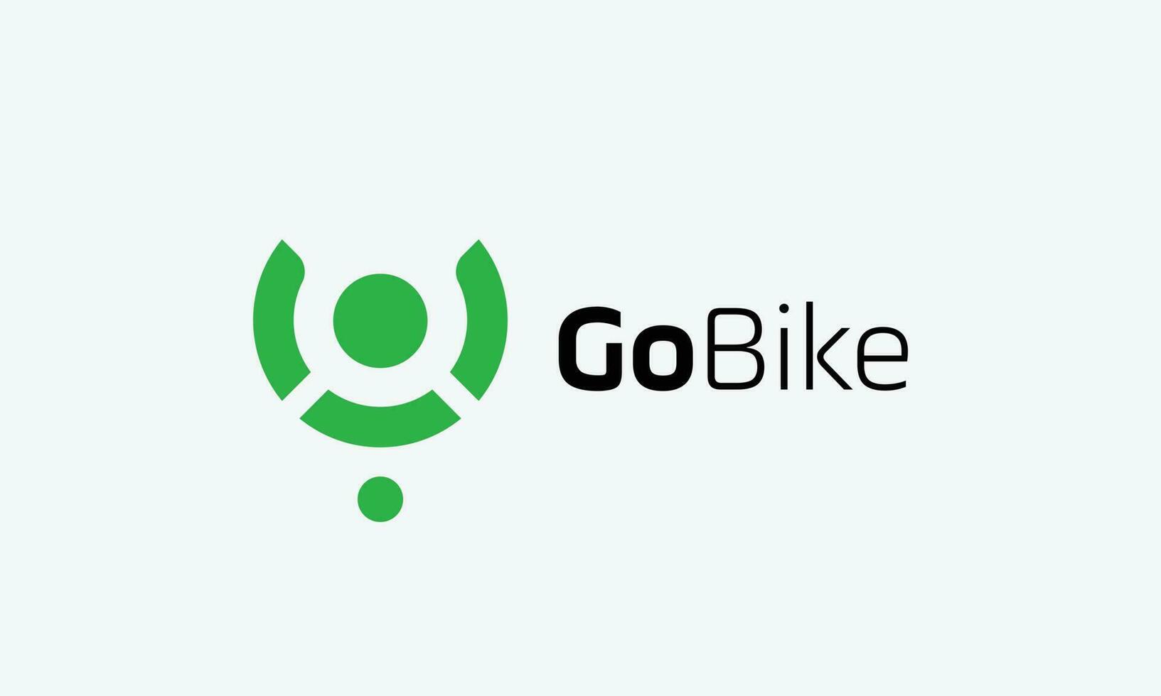 Logo Vektor online Fahrrad Lieferung Miete e Handel Konzept Transport Bedienung ausdrücken Kurier Motorrad Auto Treiber Job