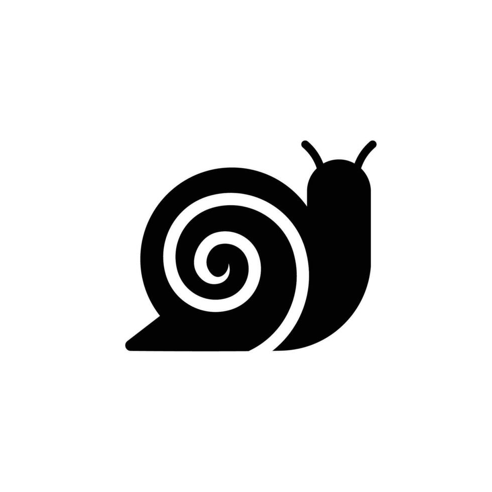 snigel logotyp djur- natur ikon design symbol vektor