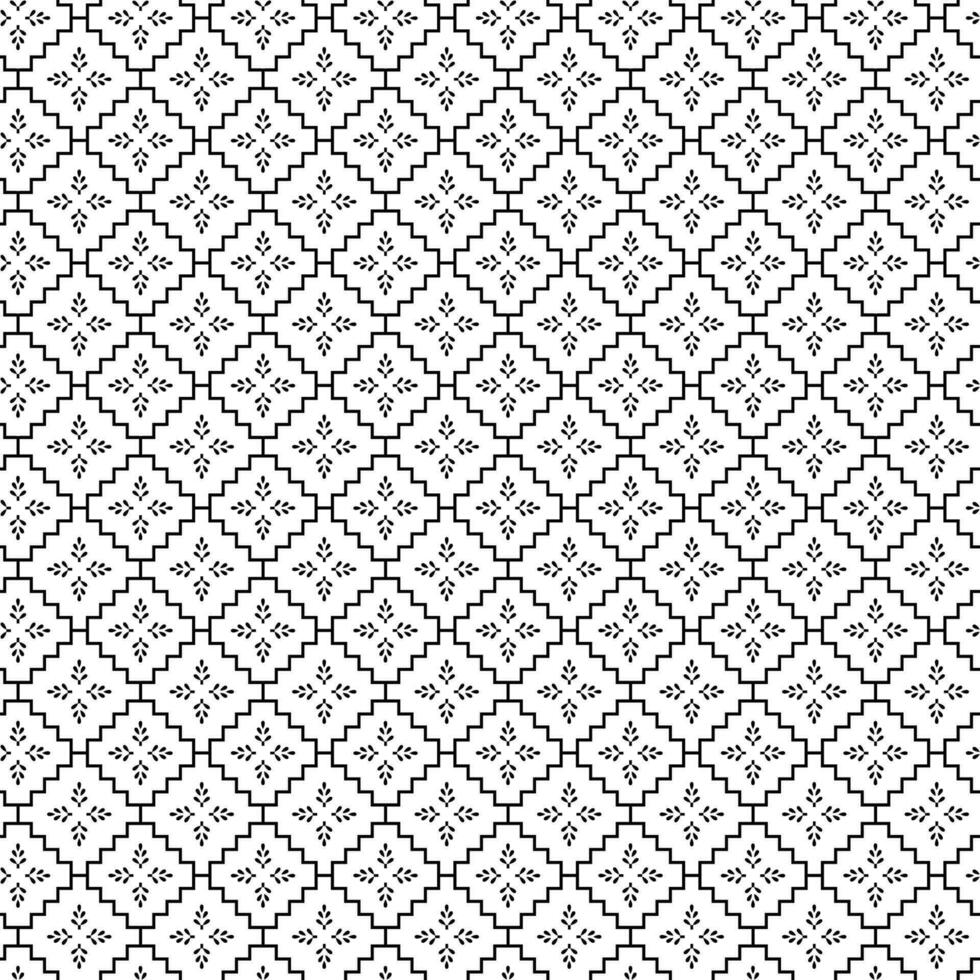 geometrisch Vektor nahtlos Textur Hintergrund Muster Gliederung Illustration