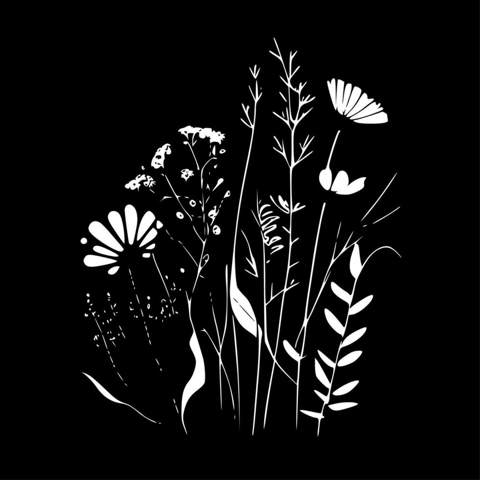 Wildblumen - - hoch Qualität Vektor Logo - - Vektor Illustration Ideal zum T-Shirt Grafik