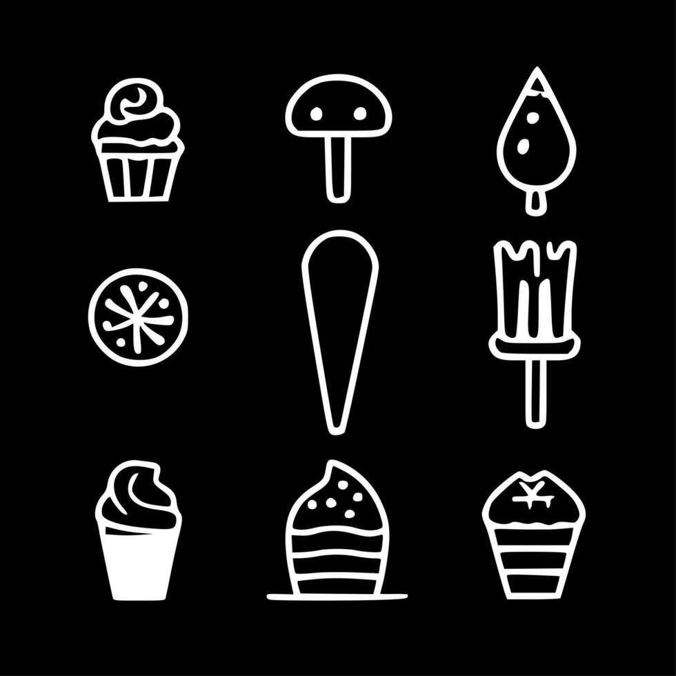 mat - minimalistisk och platt logotyp - vektor illustration
