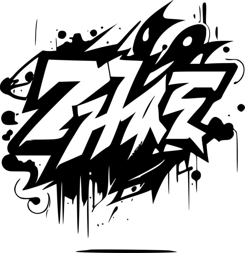 graffiti - hög kvalitet vektor logotyp - vektor illustration idealisk för t-shirt grafisk