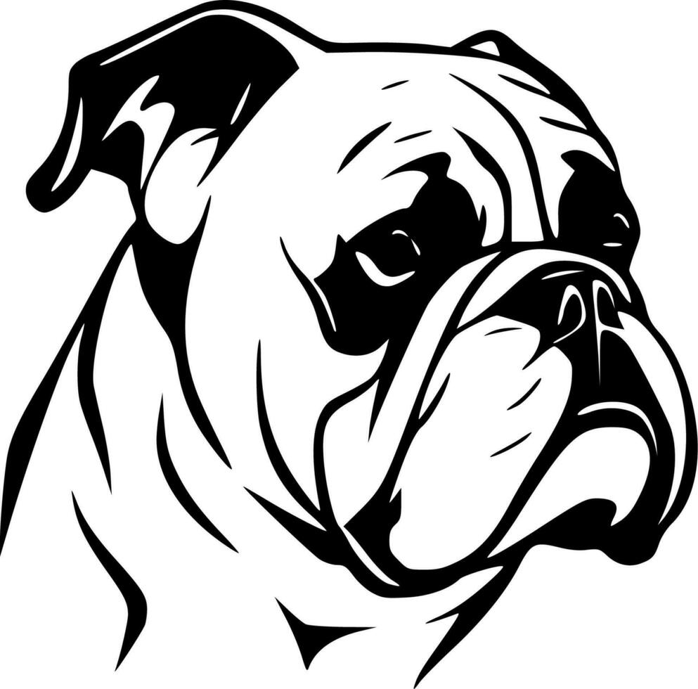 Bulldogge - - hoch Qualität Vektor Logo - - Vektor Illustration Ideal zum T-Shirt Grafik