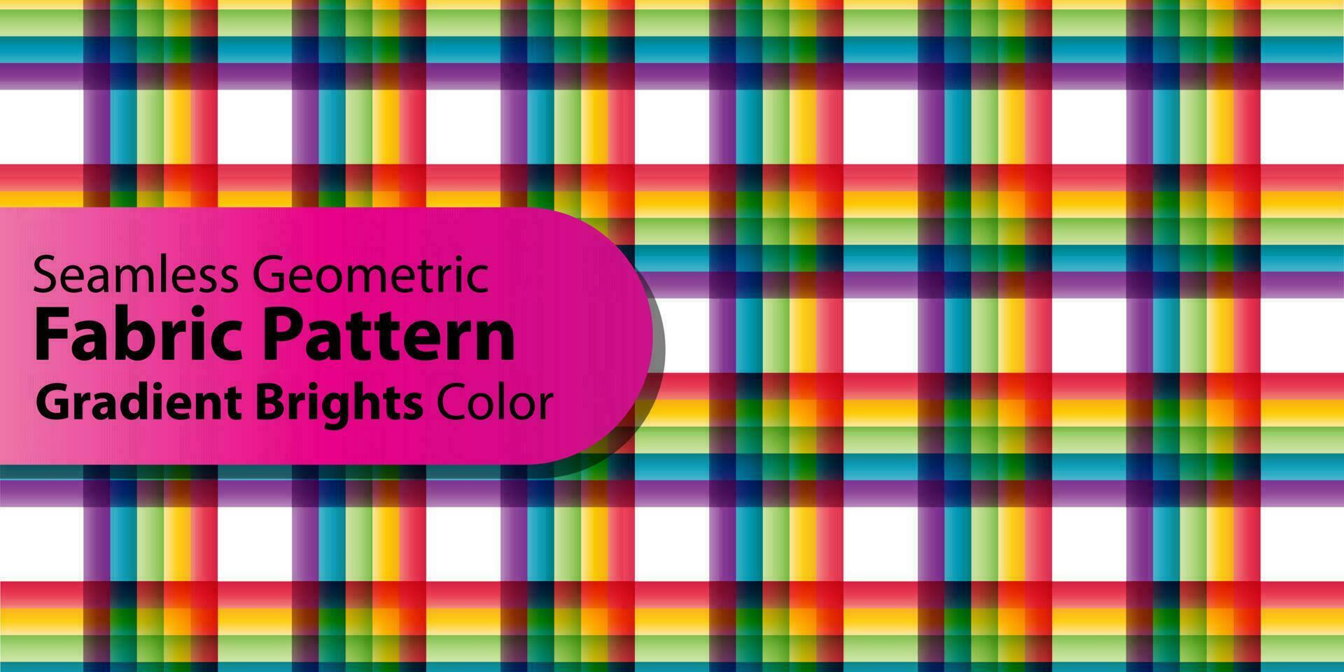 sömlös geometrisk tyg mönster-gradient ljusa Färg vektor