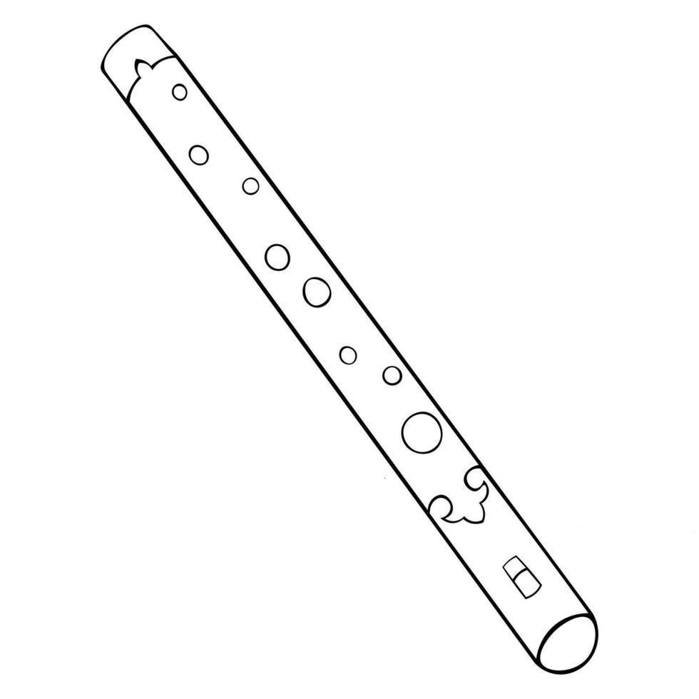 sabyzgy kazakh traditionell folk musikalisk instrument. vektor illustration