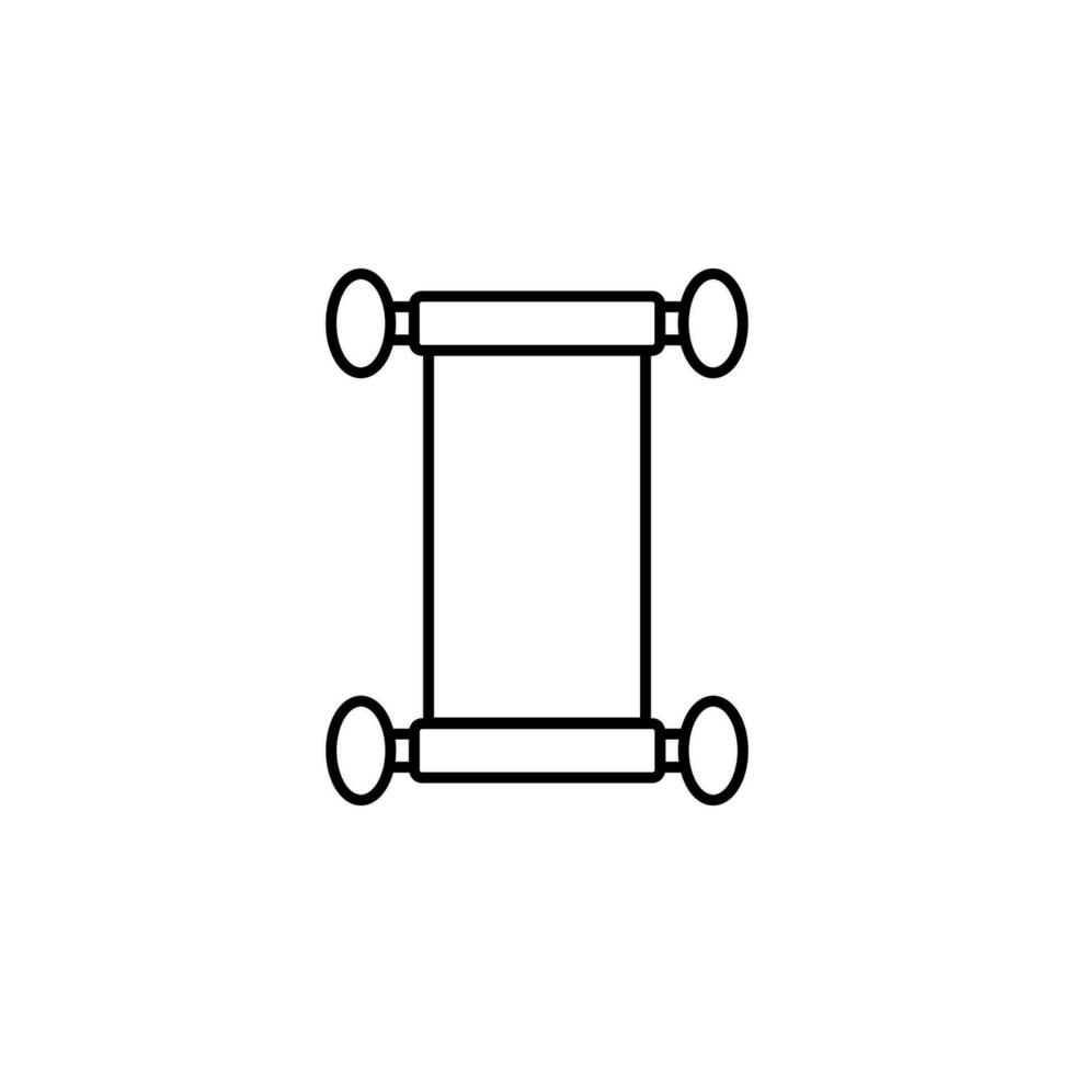 Mondskript Vektor Symbol Illustration