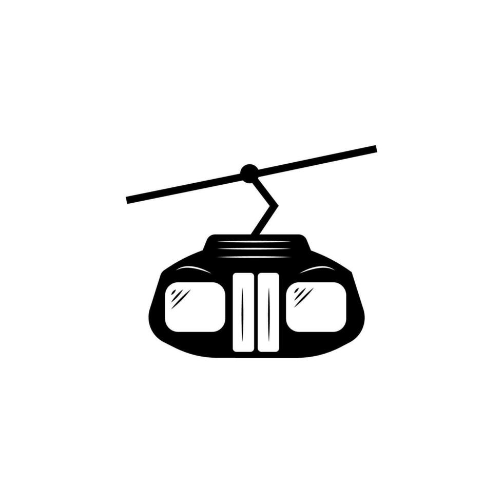 Seilbahn Vektor Symbol Illustration