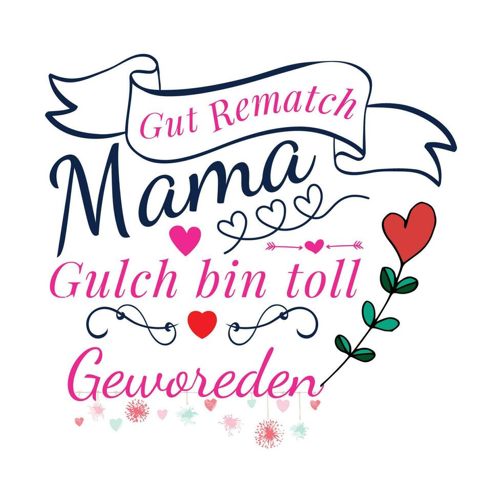 Darm Rückkampf Mutter Bergschlucht Behälter Maut geworeden, Mutter Tag Hemd drucken Vorlage, Typografie Design zum Mama Mama Mutter Tochter Oma Mädchen Frauen Tante Mama Leben Kind Beste Mama bezaubernd Hemd vektor