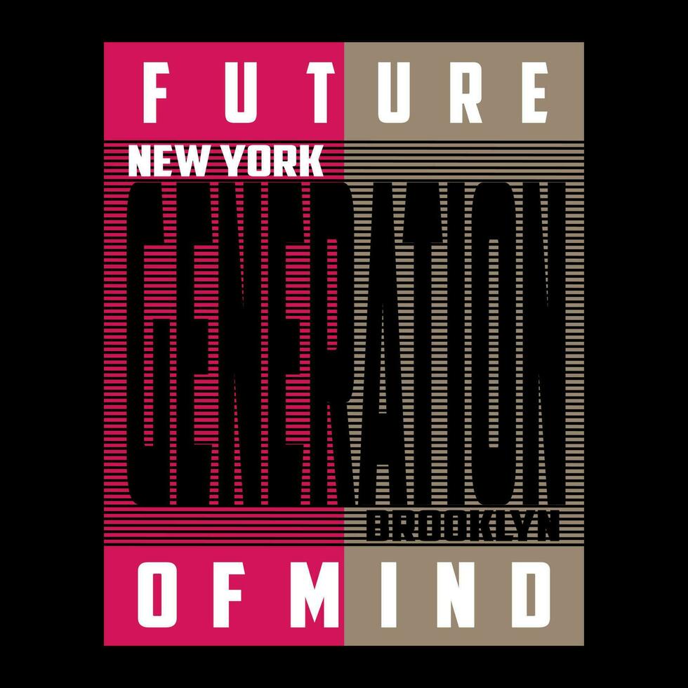 Neu York Brooklyn Text, Poster, Logo, Vorlage Vektor Design