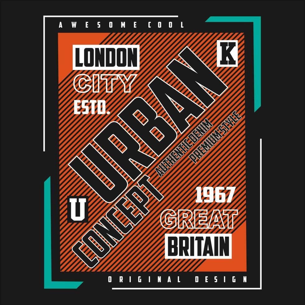 London affisch, logotyp ,mall vektor design