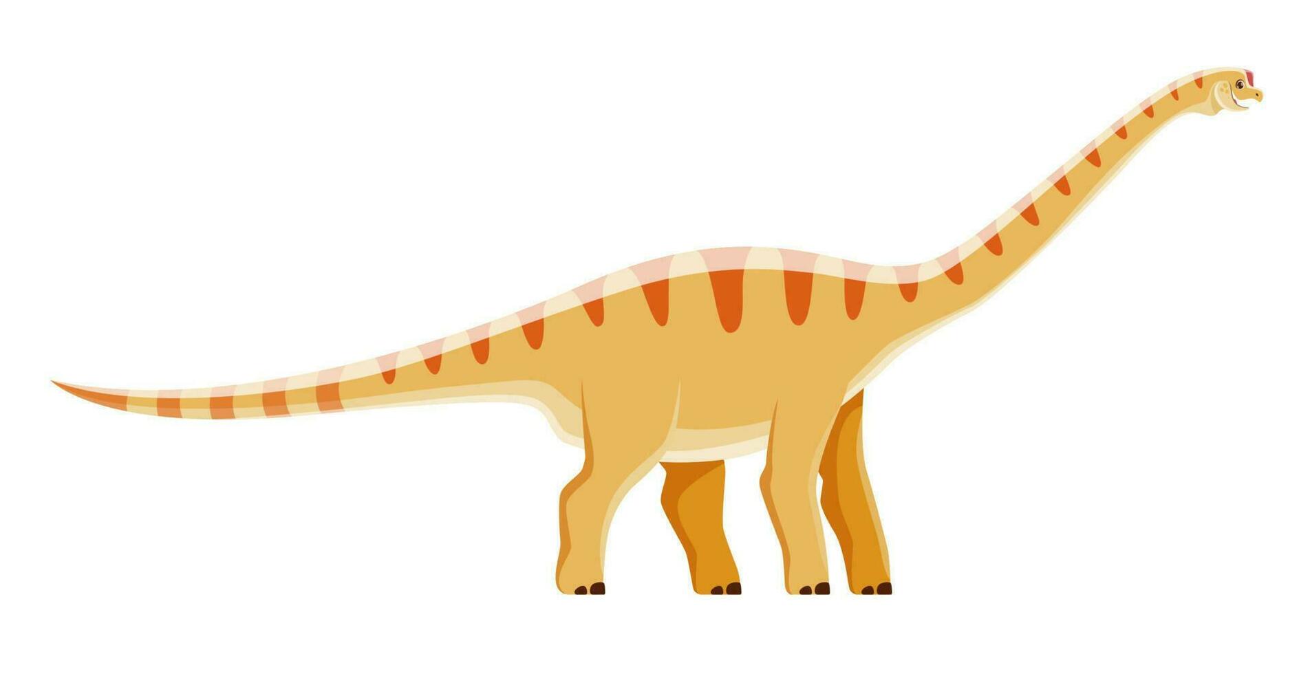 Karikatur Aragosaurus Dinosaurier Charakter, süß Dino vektor